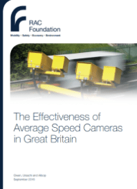 The Effectiveness of Average Speed Cameras in Great Britain (Royal Automobile Club Foundation)