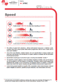 Speed Fact Sheet (Global Road Safety Partnership)