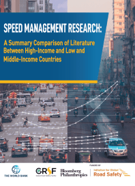 Speed Management Research: A Summary Comparison of Literature Between High-Income and Low and Middle-Income Countries
